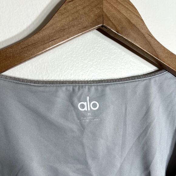 Alo Blissful Henley Bra Top - Picture 2 of 4
